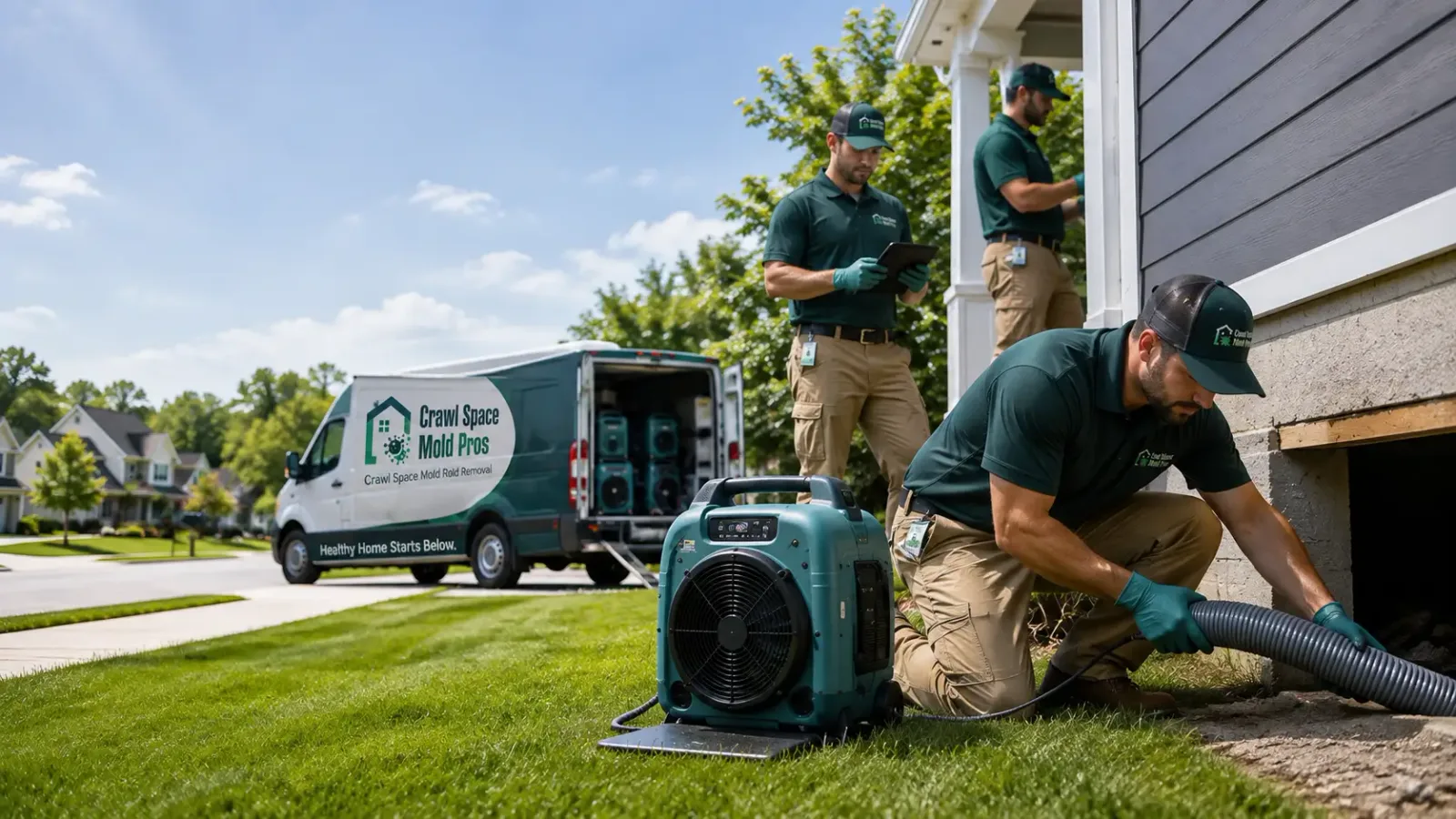Crawl Space Mold Removal in Bryant, IL